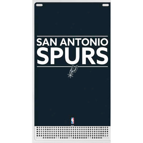 NBA San Antonio Spurs Standard - Black Xbox Series S Console Skin