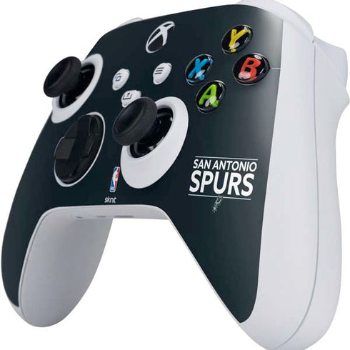 NBA San Antonio Spurs Standard - Black Xbox Series S Controller Skin