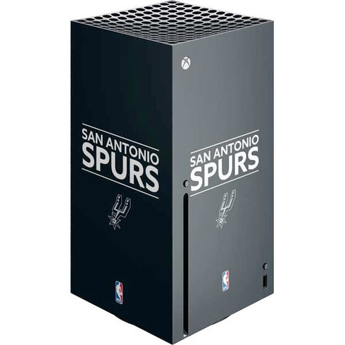 NBA San Antonio Spurs Standard - Black Xbox Series X Console Skin
