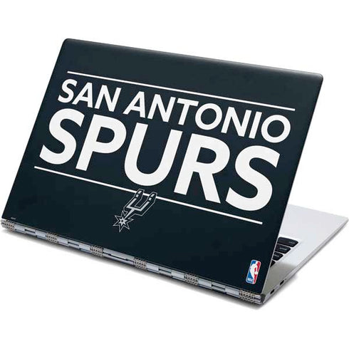 NBA San Antonio Spurs Standard - Black Yoga 910 2-in-1 14in Touch-Screen Skin