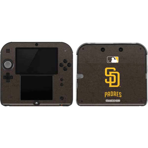 MLB San Diego Padres - Solid Distressed Nintendo 2DS Skin