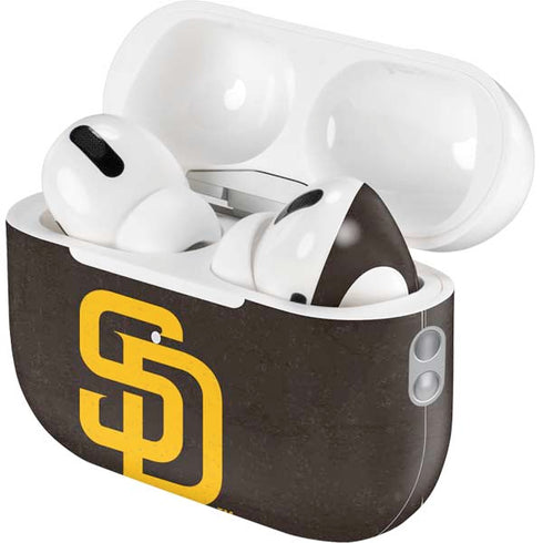 MLB San Diego Padres - Solid Distressed AirPods Pro 2nd Gen Skin