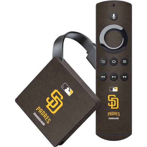 MLB San Diego Padres - Solid Distressed Amazon Fire TV Skin