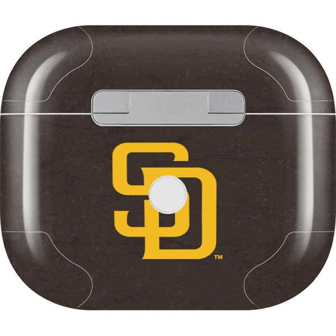 MLB San Diego Padres - Solid Distressed Apple AirPods (3rd Gen 2021) Skin
