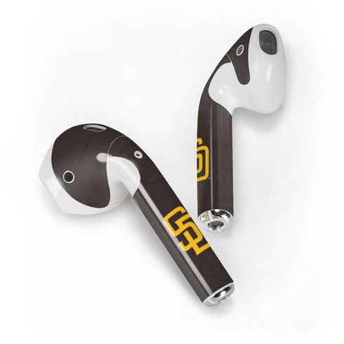 MLB San Diego Padres - Solid Distressed Apple AirPods Skin