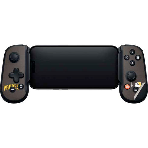 MLB San Diego Padres - Solid Distressed Backbone One for iPhone Game Controller Skin