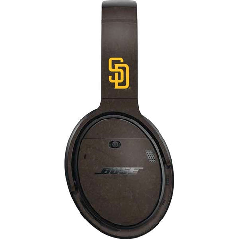 MLB San Diego Padres - Solid Distressed Bose QuietComfort 35 Headphones Skin