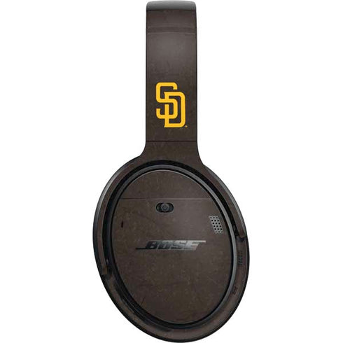 MLB San Diego Padres - Solid Distressed Bose QuietComfort 35 II Headphones Skin