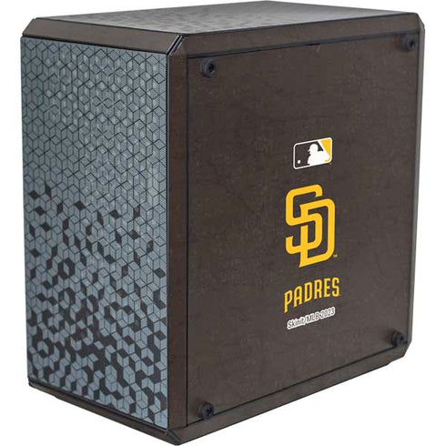 MLB San Diego Padres - Solid Distressed Cooler Master MasterBox Q300L Mini Tower Skin
