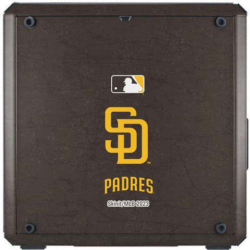 MLB San Diego Padres - Solid Distressed Cooler Master MasterBox Q300L Mini Tower Skin