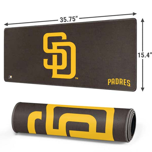 MLB San Diego Padres - Solid Distressed Gaming Mouse Pad