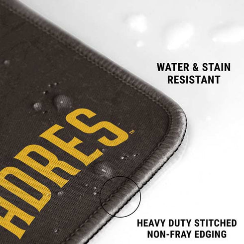 MLB San Diego Padres - Solid Distressed Gaming Mouse Pad