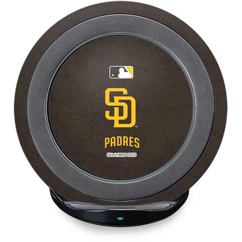 MLB San Diego Padres - Solid Distressed Fast Charge Wireless Charging Stand Skin