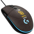 MLB San Diego Padres - Solid Distressed G203 Prodigy RGB Wired Gaming Mouse Skin