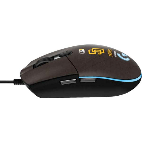 MLB San Diego Padres - Solid Distressed G203 Prodigy RGB Wired Gaming Mouse Skin