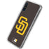 MLB San Diego Padres - Solid Distressed Galaxy A10e Clear Case