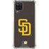 MLB San Diego Padres - Solid Distressed Galaxy A12 Clear Case