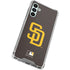 MLB San Diego Padres - Solid Distressed Galaxy A13 5G Clear Case