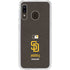 MLB San Diego Padres - Solid Distressed Galaxy A20 Clear Case