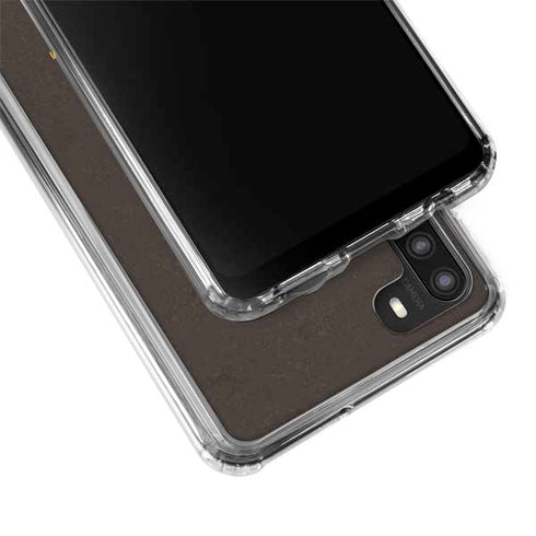MLB San Diego Padres - Solid Distressed Galaxy A21 Clear Case