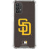 MLB San Diego Padres - Solid Distressed Galaxy A32 5G Clear Case