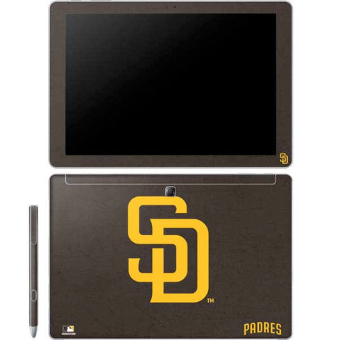 MLB San Diego Padres - Solid Distressed Galaxy Book 12in Skin