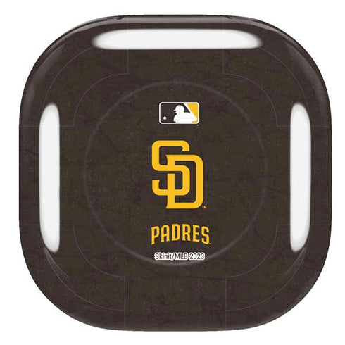 MLB San Diego Padres - Solid Distressed Galaxy Buds Live Skin