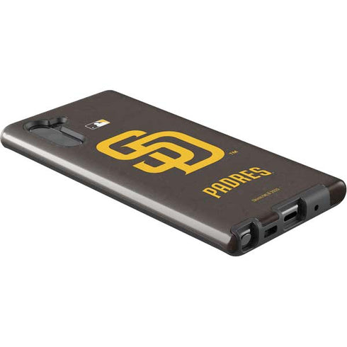 MLB San Diego Padres - Solid Distressed Galaxy Note 10 Pro Case