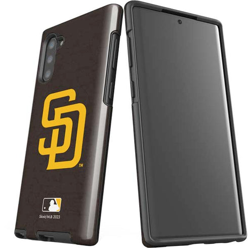 MLB San Diego Padres - Solid Distressed Galaxy Note 10 Pro Case