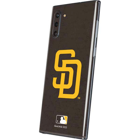 MLB San Diego Padres - Solid Distressed Galaxy Note 10 Skin