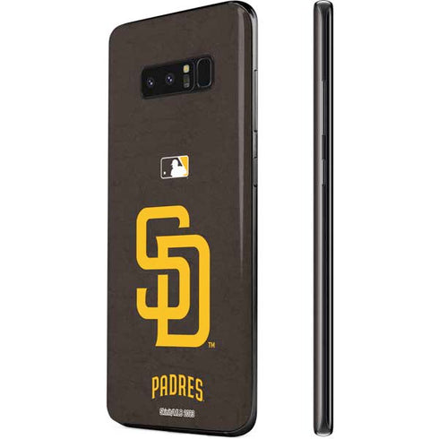 MLB San Diego Padres - Solid Distressed Galaxy Note 8 Skin