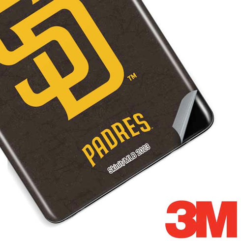 MLB San Diego Padres - Solid Distressed Galaxy Note 8 Skin