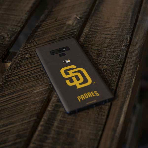 MLB San Diego Padres - Solid Distressed Galaxy Note 9 Skin