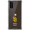 MLB San Diego Padres - Solid Distressed Galaxy Note20 5G Clear Case