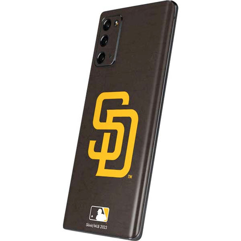 MLB San Diego Padres - Solid Distressed Galaxy Note20 5G Skin