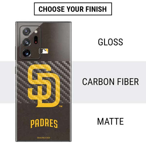 MLB San Diego Padres - Solid Distressed Galaxy Note20 Ultra 5G Skin
