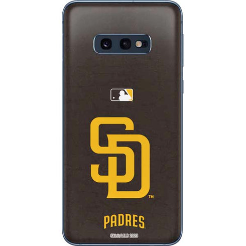 MLB San Diego Padres - Solid Distressed Galaxy S10e Skin