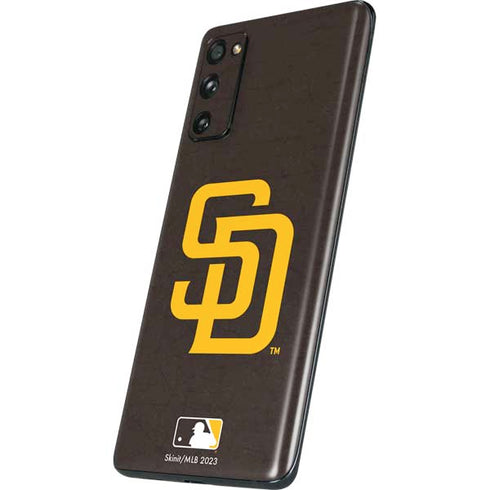 MLB San Diego Padres - Solid Distressed Galaxy S20 Fan Edition Skin