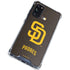 MLB San Diego Padres - Solid Distressed Galaxy S20 FE Clear Case