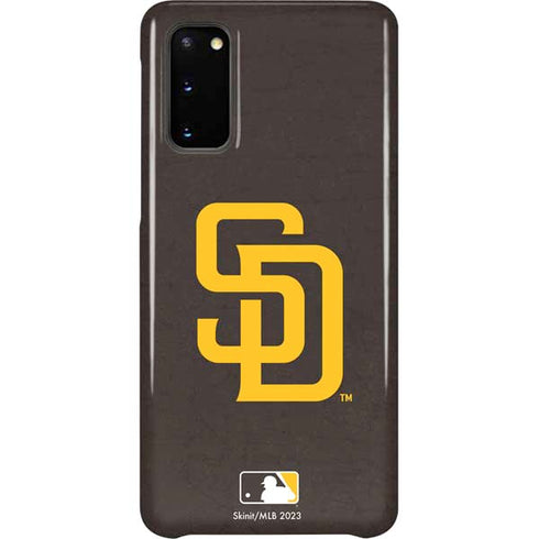MLB San Diego Padres - Solid Distressed Galaxy S20 Lite Case