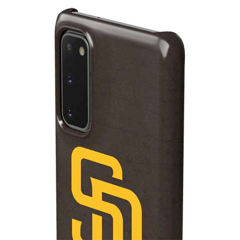 MLB San Diego Padres - Solid Distressed Galaxy S20 Lite Case