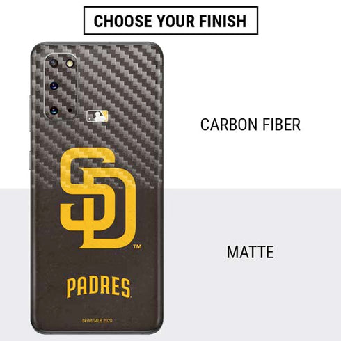 MLB San Diego Padres - Solid Distressed Galaxy S20 Skin