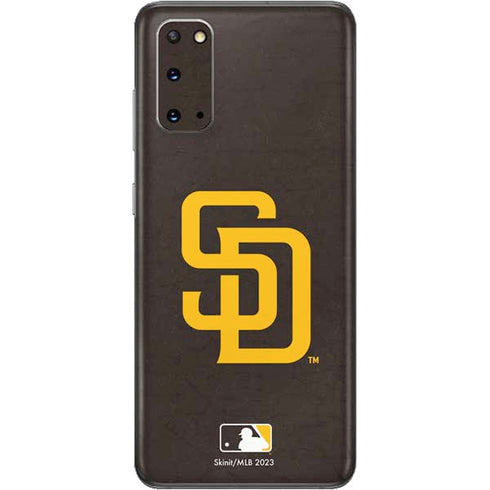 MLB San Diego Padres - Solid Distressed Galaxy S20 Skin