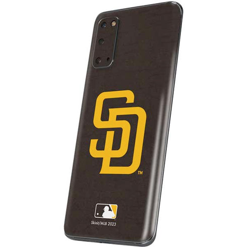 MLB San Diego Padres - Solid Distressed Galaxy S20 Skin