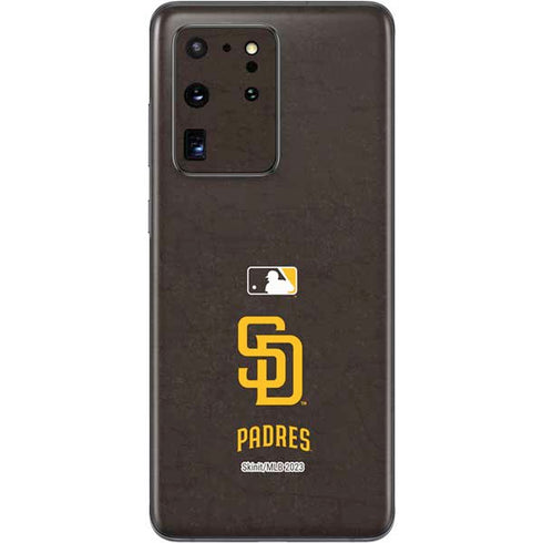 MLB San Diego Padres - Solid Distressed Galaxy S20 Ultra 5G Skin
