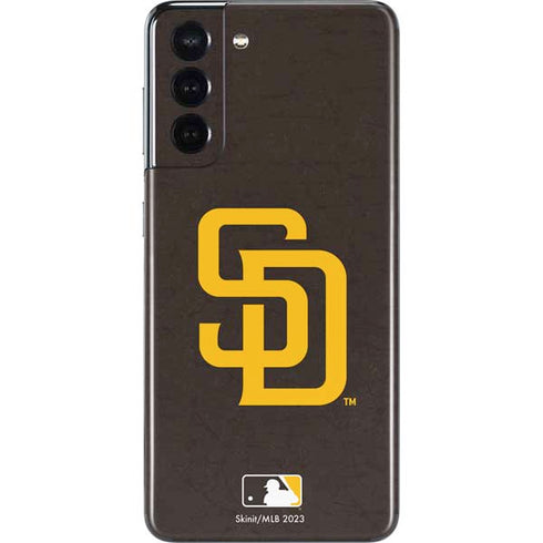 MLB San Diego Padres - Solid Distressed Galaxy S21 5G Skin