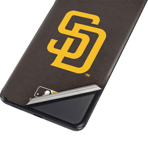 MLB San Diego Padres - Solid Distressed Galaxy S21 Ultra 5G Skin