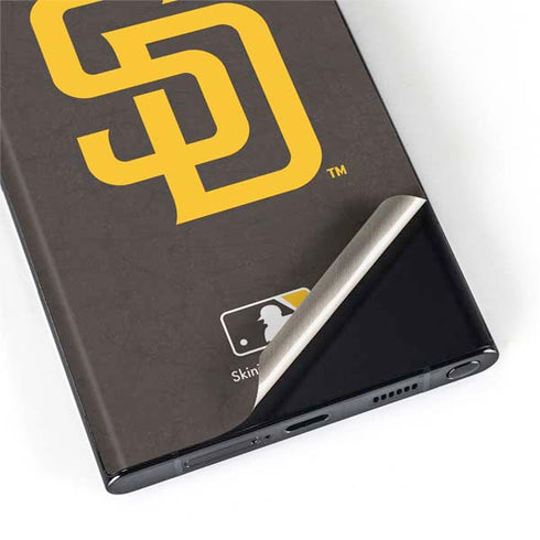 MLB San Diego Padres - Solid Distressed Galaxy S22 Ultra Skin