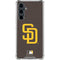 MLB San Diego Padres - Solid Distressed Galaxy S23 FE Clear Case