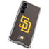 MLB San Diego Padres - Solid Distressed Galaxy S23 FE Clear Case